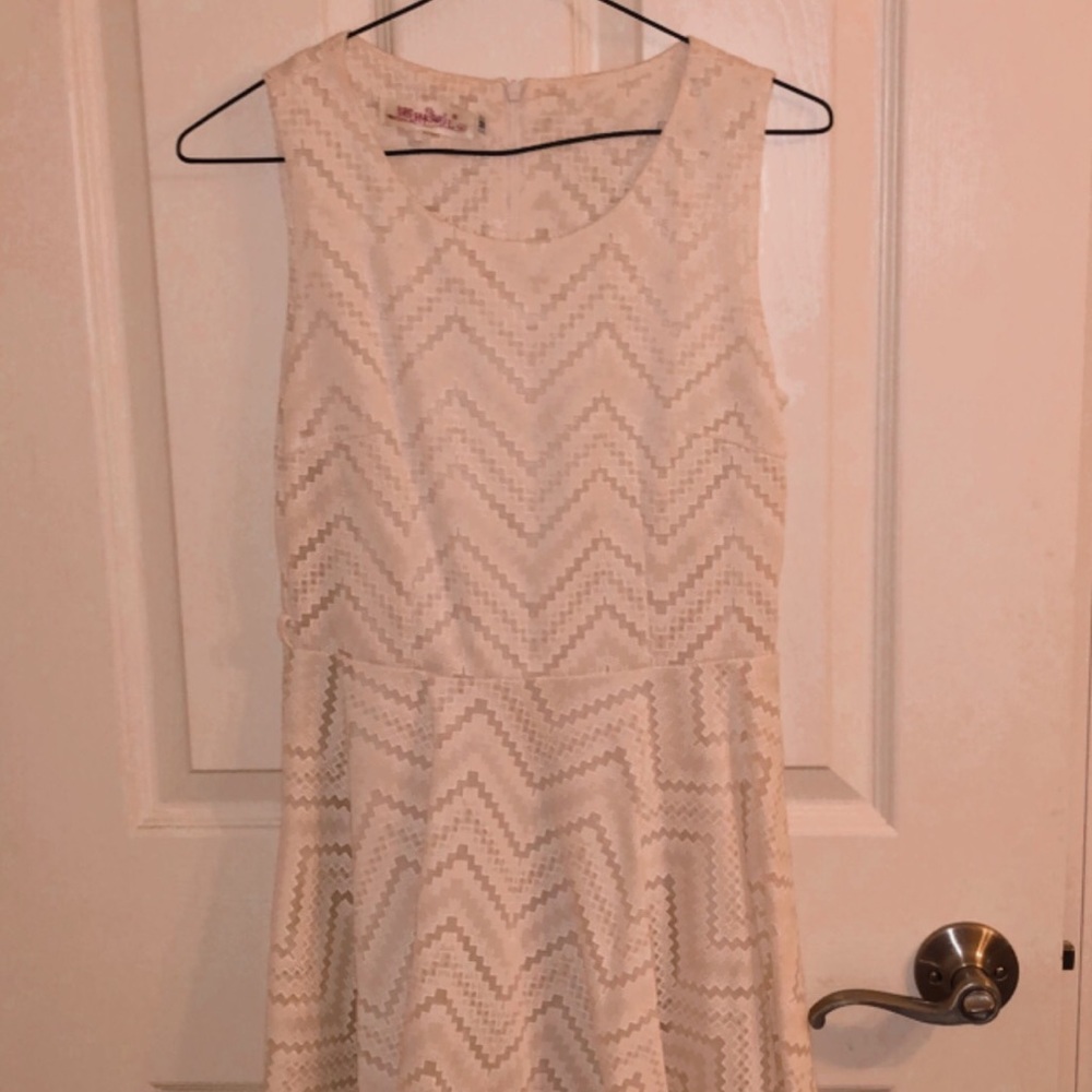White mini dress